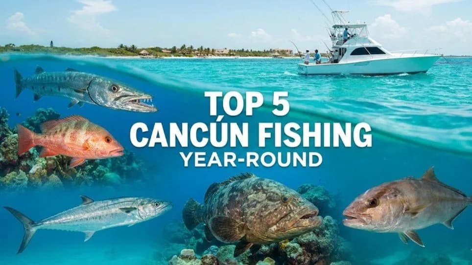 Top 5 Fish Species You Can Catch in Cancún Year-Round